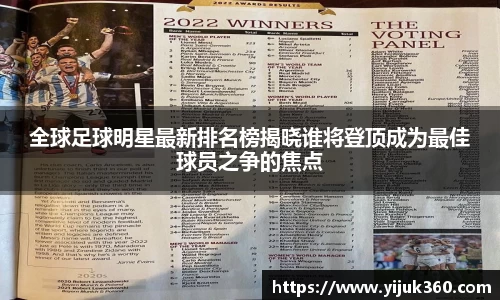 全球足球明星最新排名榜揭晓谁将登顶成为最佳球员之争的焦点